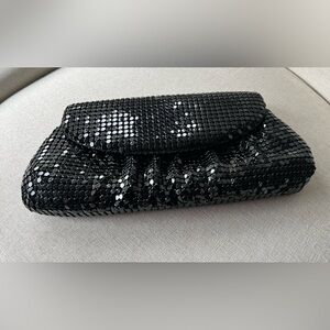 Elegant Black Sequin Clutch